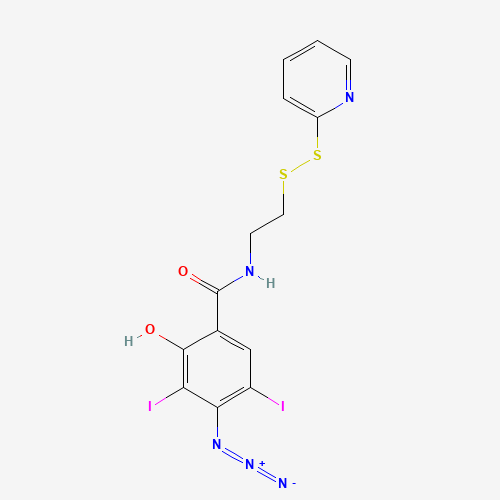 S-[2-(IODO-4-AZIDOSALICYLAMIDO)ETHYLTHIO]-2-THIOPYRIDINE