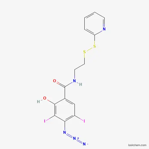 Molecular Structure of 175093-14-8 (S-[2-(Iodo-4-Azidosalicylamido)ethylthio]-2-thiopyridine)
