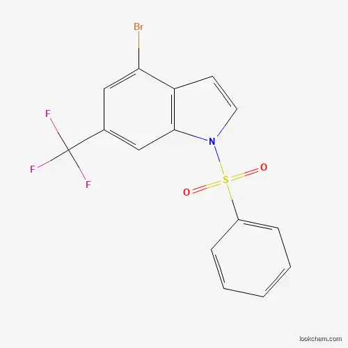 4-Bromo-1-(phenylsulfonyl)-6-(trifluoromethyl)-1H-indole