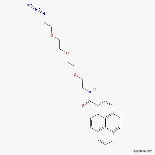 Molecular Structure of 1817735-36-6 (Pyrene-PEG3-azide)