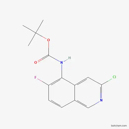 Carbamic acid, N-(3-chloro-6-fluoro-5-isoquinolinyl)-, 1,1-dimethylethyl ester