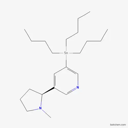 3-[(2S)-1-methyl-2-pyrrolidinyl]-5-tributylstannylpyridine