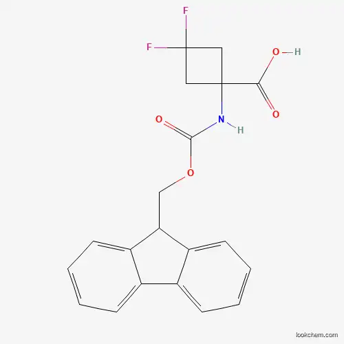 1-((((9H-fluoren-9-yl)methoxy)carbonyl)amino)-3,3-difluorocyclobutane-1-carboxylic acid