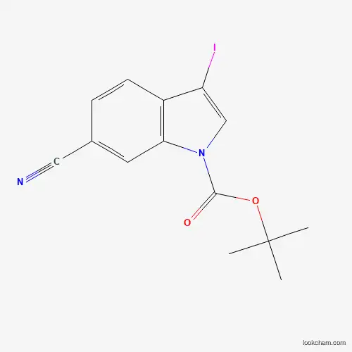 tert-Butyl 6-cyano-3-iodo-1H-indole-1-carboxylate