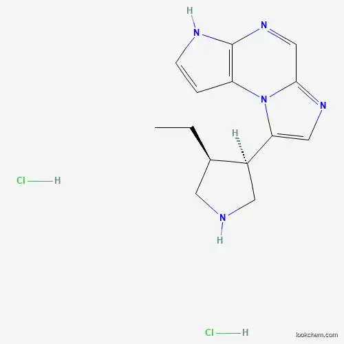 8-[(3R,4S)-4-ethyl-3-pyrrolidinyl]-3H-Imidazo[1,2-a]pyrrolo[2,3-e]pyrazine hydrochloride (1:2) CAS No.2050038-84-9