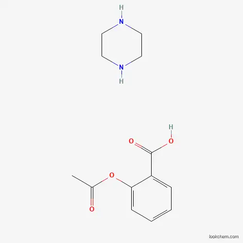 Molecular Structure of 22402-48-8 (2-(Acetyloxy)benzoic acid--piperazine (1/1))