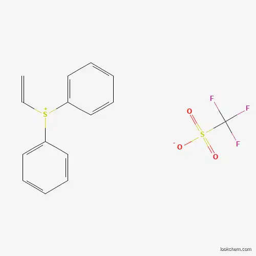 Molecular Structure of 247129-88-0 (Diphenyl(vinyl)sulfonium trifluoromethanesulfonate)