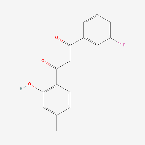 1-(3-fluorophenyl)-3-(2-hydroxy-4-methylphenyl)propane-1,3-dione