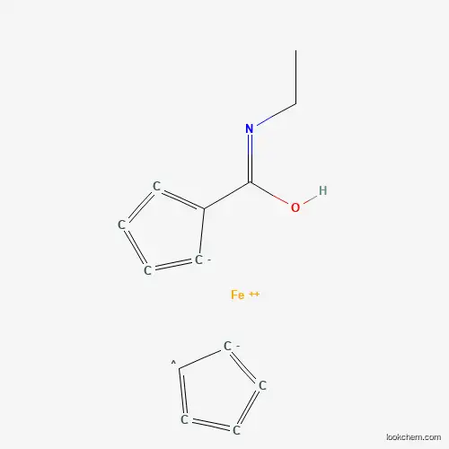 Molecular Structure of 38744-26-2 (Iron(2+) cyclopenta-2,3,4,5-tetraen-2-id-1-yl 5-[(ethylimino)(hydroxy)methyl]cyclopenta-1,2,3,4-tetraen-1-ide (1/1/1))