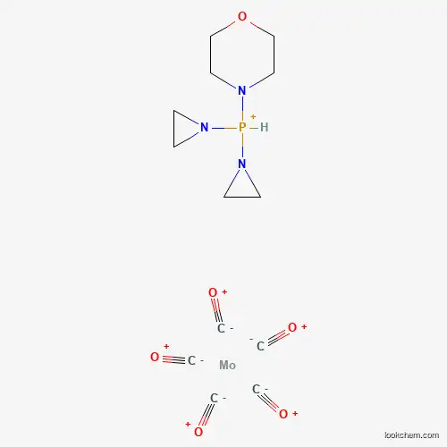 Molecular Structure of 51933-88-1 (Bis(aziridin-1-yl)-morpholin-4-ylphosphanium;carbon monoxide;molybdenum)