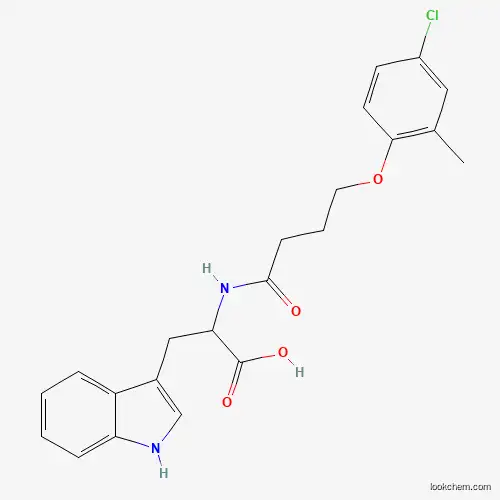 Molecular Structure of 7152-99-0 (n-[4-(4-Chloro-2-methylphenoxy)butanoyl]tryptophan)