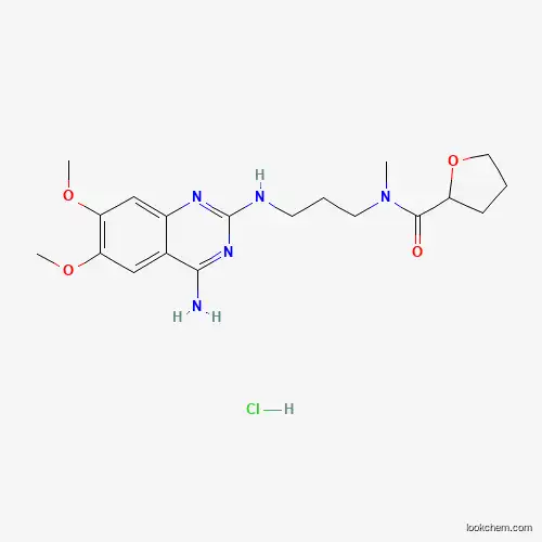 N-(3-(4-amino-6,7-dimethoxyquinazolin-2-ylamino)propyl)-N-methyltetrahydrofuran-2-carboxamide hydrochloride