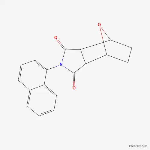 Molecular Structure of 7512-00-7 (2-Naphthalen-1-yl-3a,4,5,6,7,7a-hexahydro-4,7-epoxyisoindole-1,3-dione)