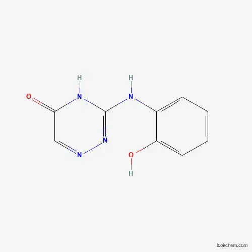 Molecular Structure of 857492-03-6 (3-[(2-Hydroxyphenyl)amino]-1,2,4-triazin-5(4H)-one)