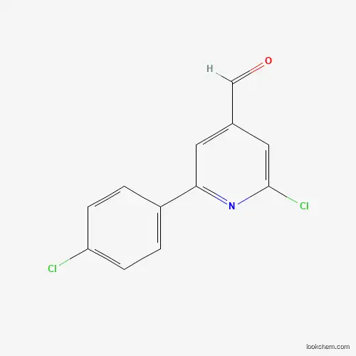 2-CHLORO-6-(4-CHLOROPHENYL)PYRIDINE-4-CARBALDEHYDE