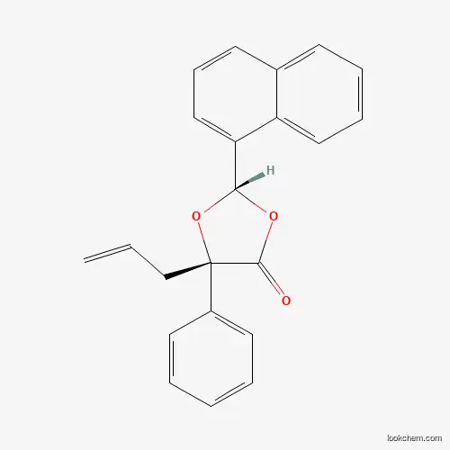 1,3-DIOXOLAN-4-ONE, 2-(1-NAPHTHALENYL)-5-PHENYL-5-(2-PROPEN-1-YL)-, (2S,5S)-