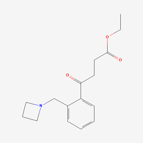 ETHYL 4-[2-(AZETIDINOMETHYL)PHENYL]-4-OXOBUTYRATE