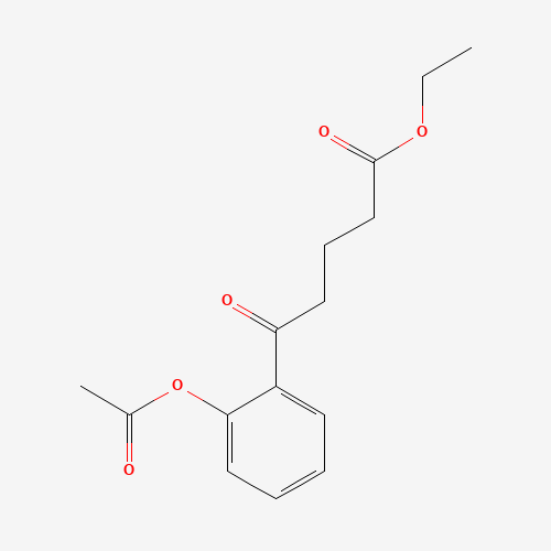 ETHYL 5-(2-ACETOXYPHENYL)-5-OXOVALERATE