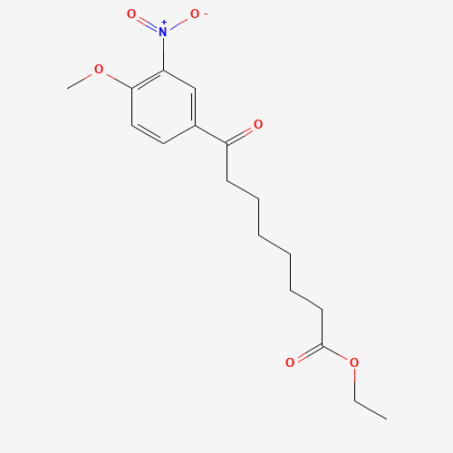 ETHYL 8-(4-METHOXY-3-NITROPHENYL)-8-OXOOCTANOATE