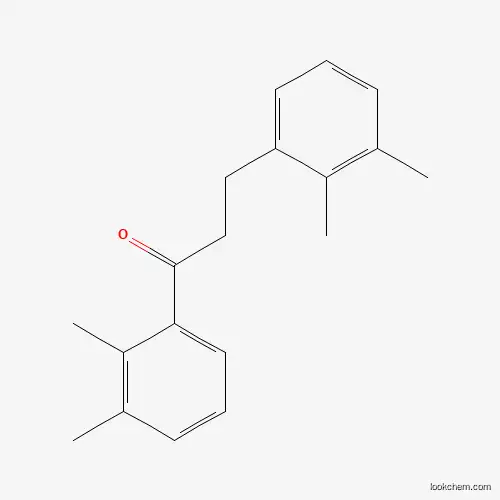 Molecular Structure of 898769-53-4 (2',3'-Dimethyl-3-(2,3-dimethylphenyl)propiophenone)