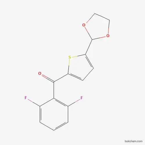 2-(2,6-DIFLUOROBENZOYL)-5-(1,3-DIOXOLAN-2-YL)THIOPHENE