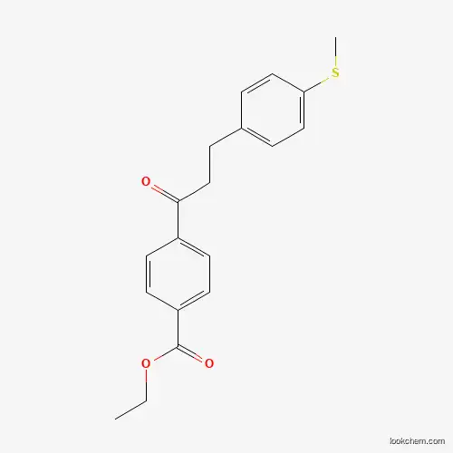 4'-carboethoxy-3-(4-thiomethylphenyl)propiophenone