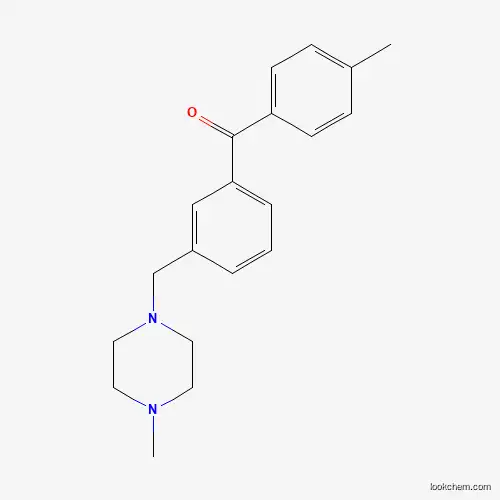 4'-METHYL-3-(4-METHYLPIPERAZINOMETHYL) BENZOPHENONE