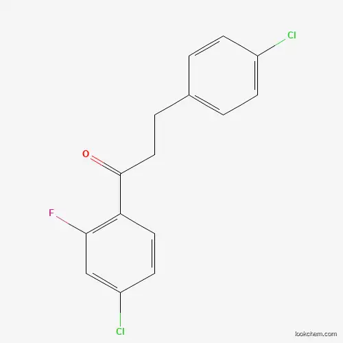 4'-CHLORO-3-(4-CHLOROPHENYL)-2'-FLUOROPROPIOPHENONE