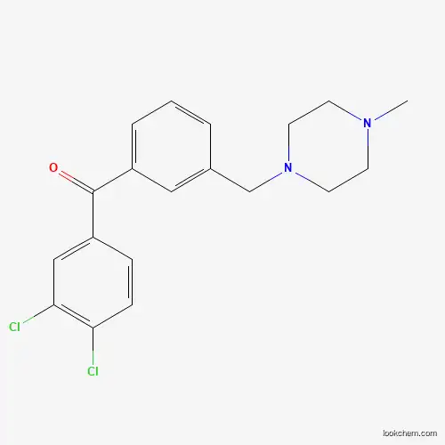 3,4-DICHLORO-3'-(4-METHYLPIPERAZINOMETHYL) BENZOPHENONE