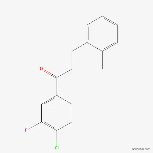 4'-CHLORO-3'-FLUORO-3-(2-METHYLPHENYL)PROPIOPHENONE