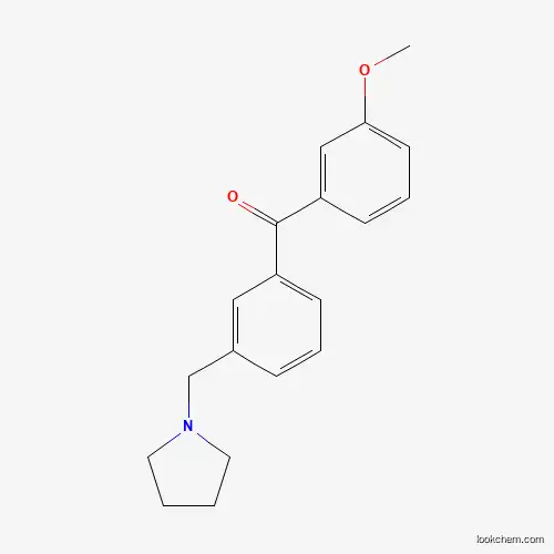 3-METHOXY-3'-PYRROLIDINOMETHYL BENZOPHENONE