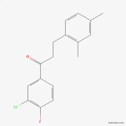 3'-CHLORO-3-(2,4-DIMETHYLPHENYL)-4'-FLUOROPROPIOPHENONE