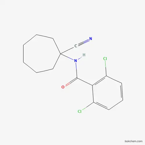 2,6-Dichloro-N-(1-cyano-cycloheptyl)benzamide