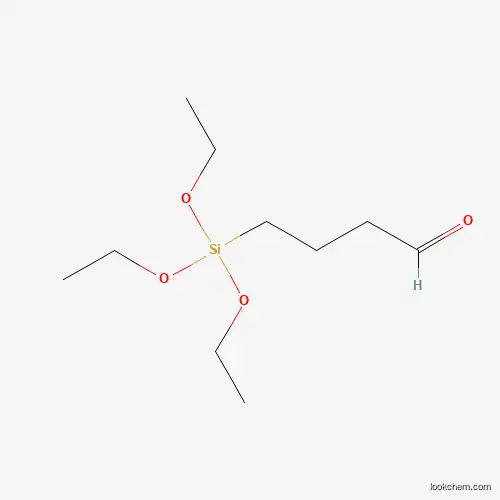 Molecular Structure of 917773-12-7 (Triethoxysilylbutyraldehyde)