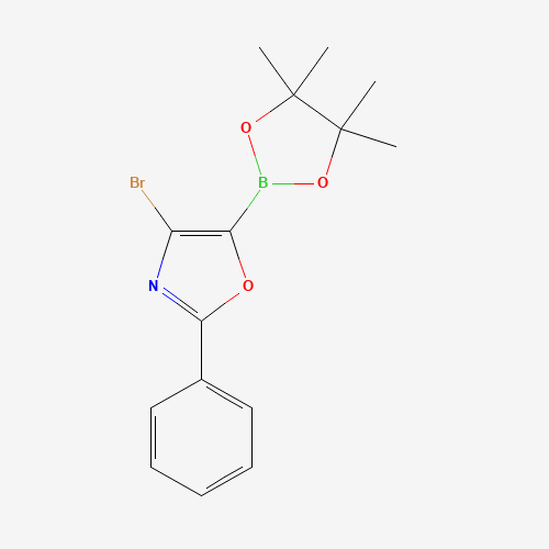 4-BROMO-2-PHENYL-5-(4,4,5,5-TETRAMETHYL-1,3,2-DIOXABOROLAN-2-YL)OXAZOLECAS