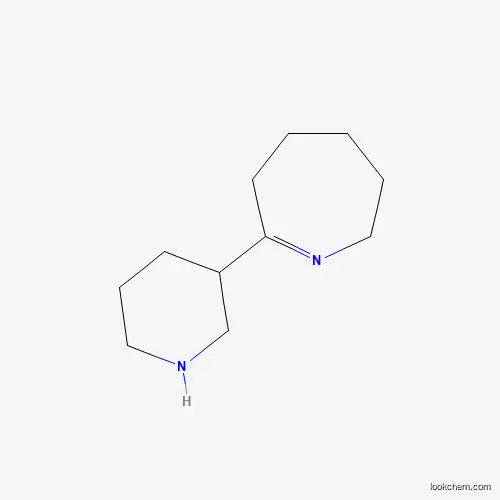 Molecular Structure of 946386-42-1 (7-(piperidin-3-yl)-3,4,5,6-tetrahydro-2H-azepine)