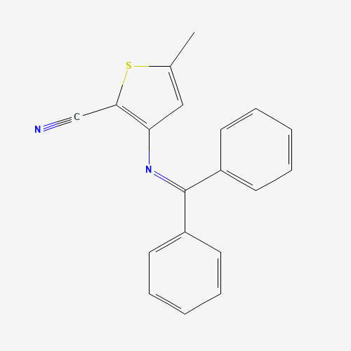 3-(benzhydrylideneamino)-5-methylthiophene-2-carbonitrile