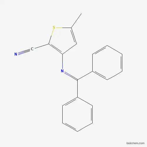 Molecular Structure of 948015-48-3 (3-(Benzhydrylideneamino)-2-cyano-5-methylthiophene)