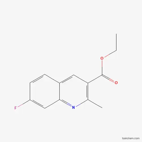 7-Fluoro-2-methylquinoline-3-carboxylic acid ethyl ester