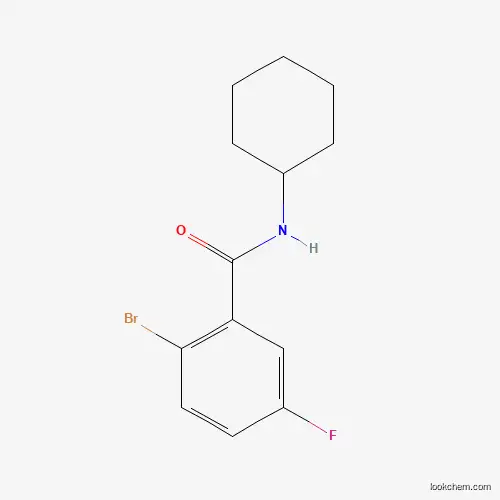 Molecular Structure of 951884-99-4 (2-bromo-N-cyclohexyl-5-fluorobenzamide)