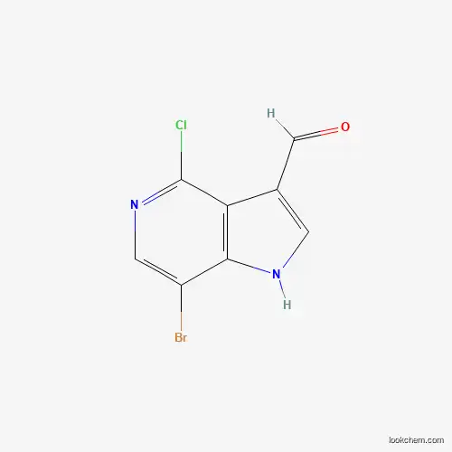 7-Bromo-4-chloro-5-azaindole-3-carboaldehyde