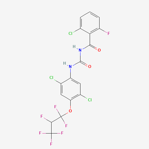 N-(2,5-dichloro-4-(1,1,2,3,3,3-hexafluoropropoxy)-phenyl-
aminocarbonyl)-2-chloro-6-fluoro-benzamide