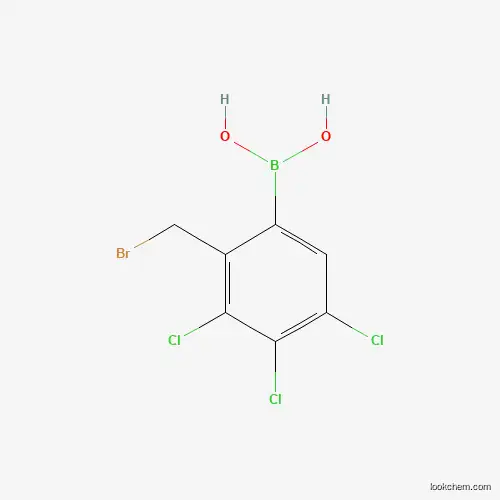 (2-(Bromomethyl)-3,4,5-trichlorophenyl)boronic acid