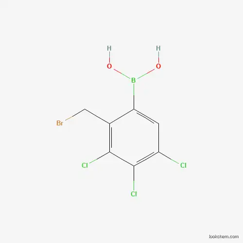 2- (브로 모 메틸) -3,4,5- 트리클로로 페닐 보론 산