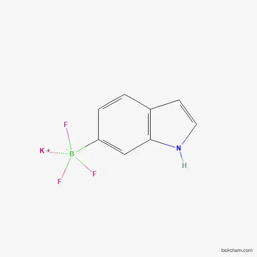 Molecular Structure of 1111733-01-7 (Potassium trifluoro(1H-indol-6-yl)borate)