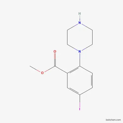 methyl 5-iodo-2-(piperazin-1-yl)benzoate