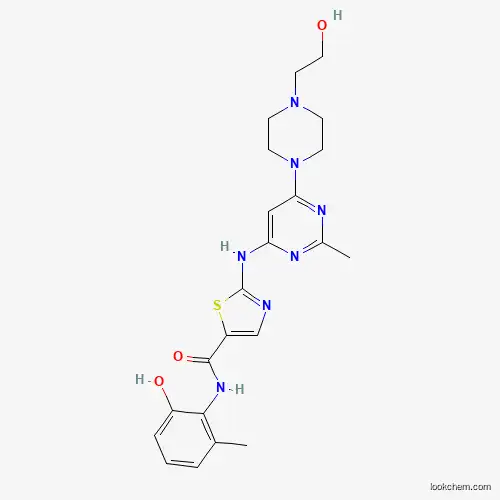 N-(2-Hydroxy-6-methylphenyl)-2-((6-(4-(2-hydroxyethyl)piperazin-1-yl)-2-methylpyrimidin-4-yl)amino)thiazole-5-carboxamide