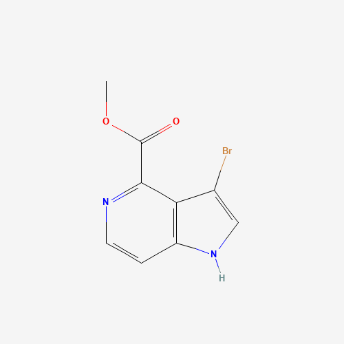 1H-Pyrrolo[3,2-c]pyridine-4-carboxylic acid, 3-bromo-, methyl ester