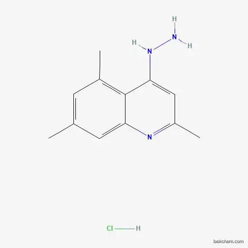 4-Hydrazino-2,5,7-trimethylquinoline hydrochloride