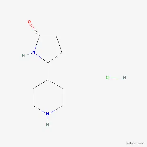 5-(piperidin-4-yl)pyrrolidin-2-one hydrochloride